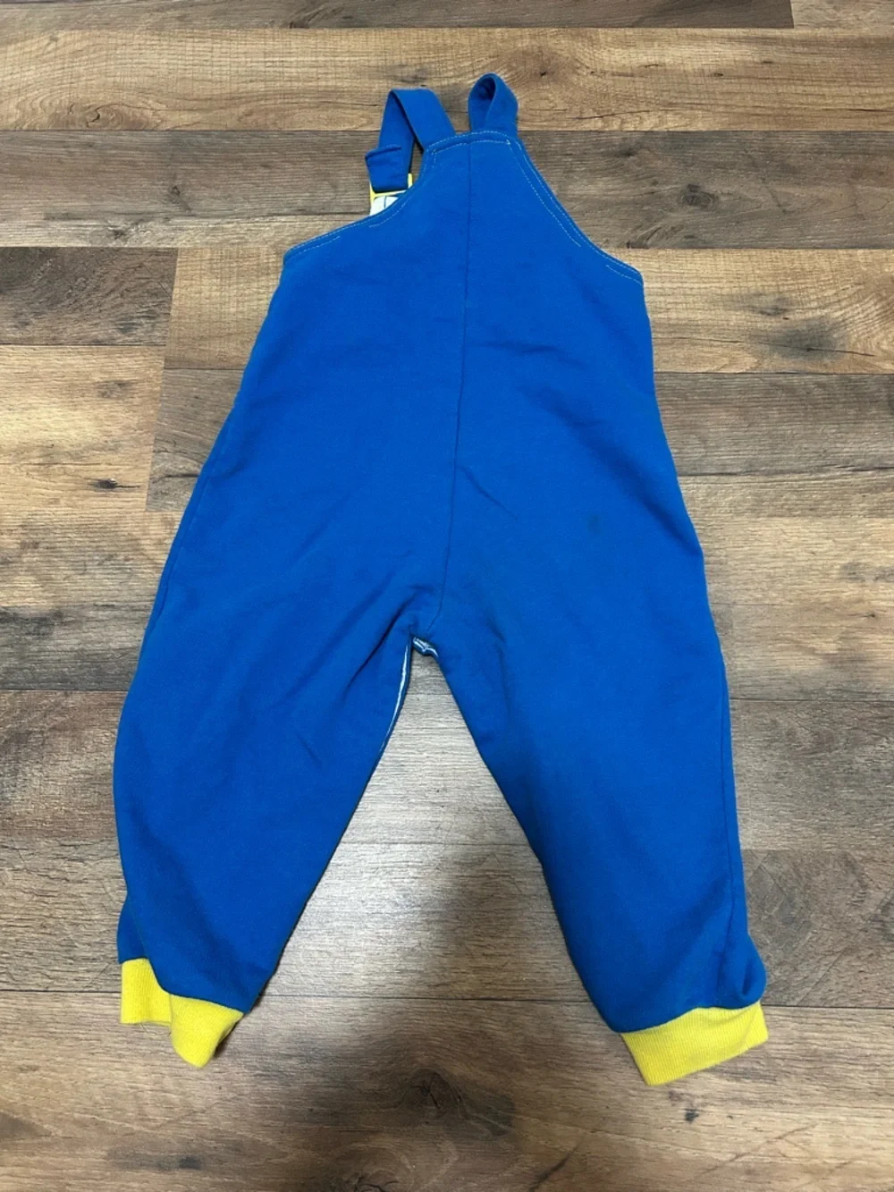 VTG  Blue Overalls with Yellow Details